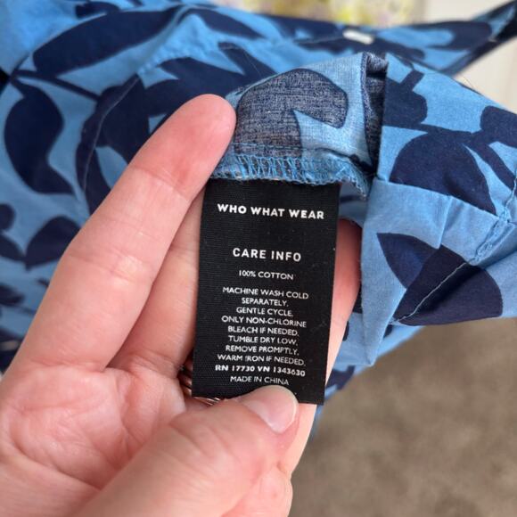 Bundle of (2) Floral Sundresses Sz S Feminine Smocked H&M / Who What Wear - Picture 7 of 13